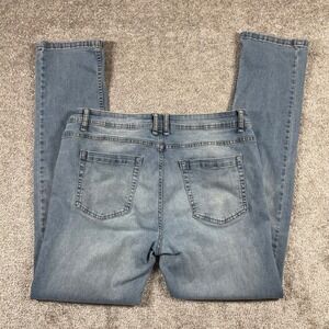 Perfect Jean NYC Jeans Mens 36 x 32 Slim Fit Light Wash Denim (Sz Tag 34x34)